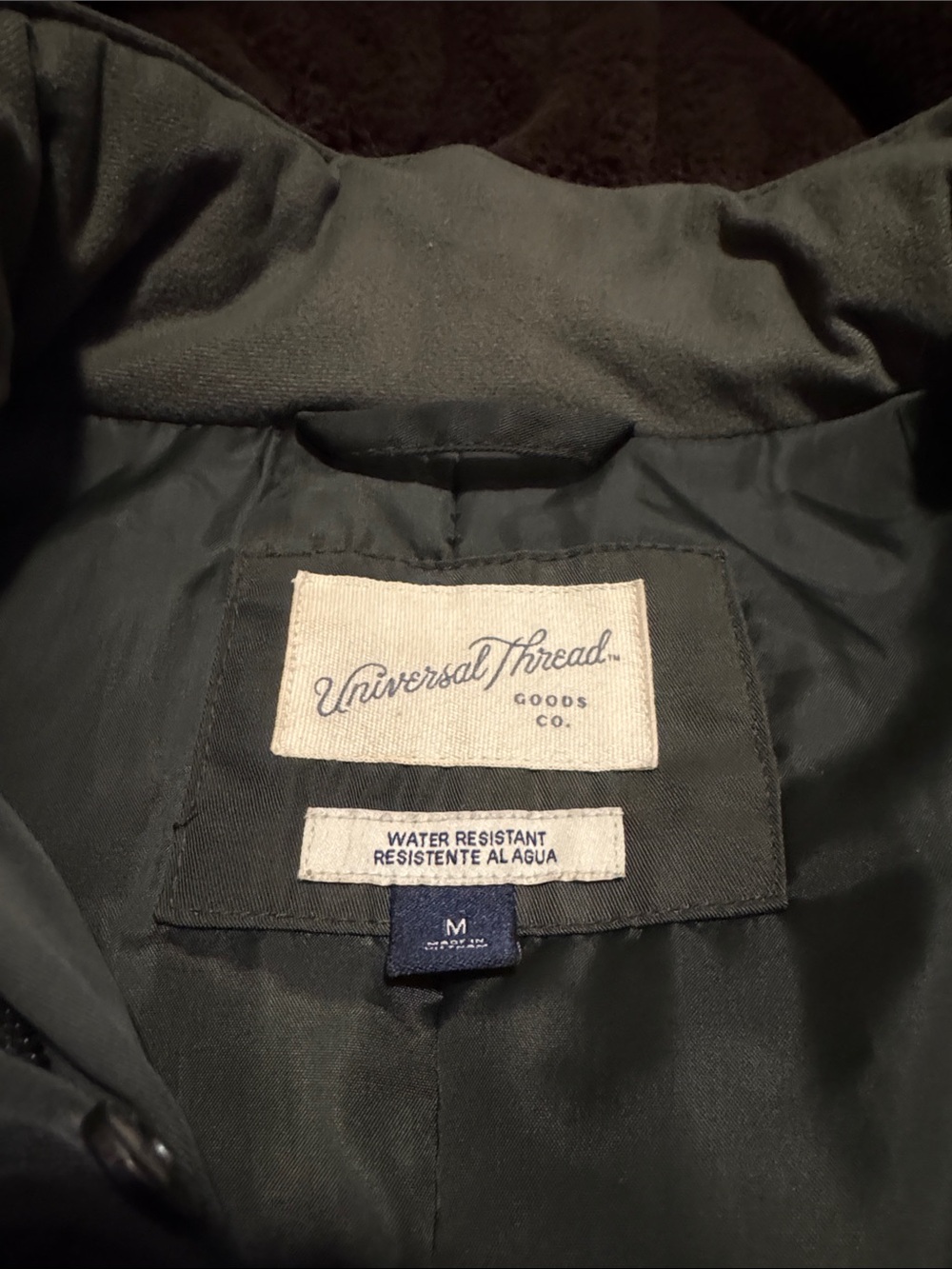 Universal Thread Olive Green Parka with Faux Fur Trim Hood - Picture 2 of 11